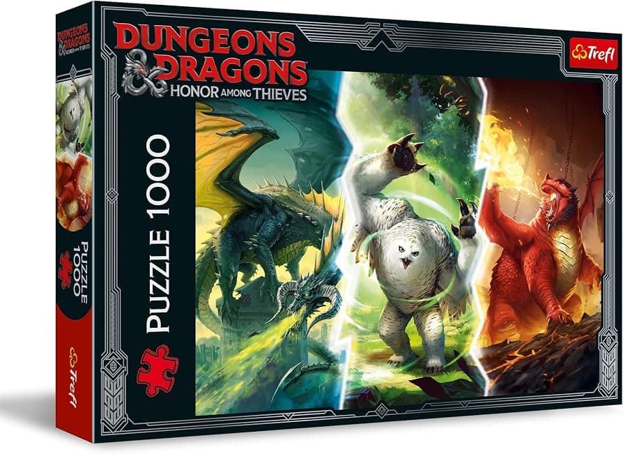 Puzzle «Dungeons & Dragons. Legendarne potwory z Faerûn» 1000 el.