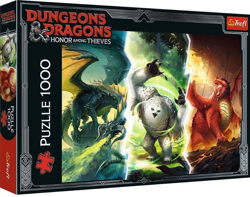Пазл Dungeons & Dragons на 1000 елементів Легендарні монстри з Фаеруна